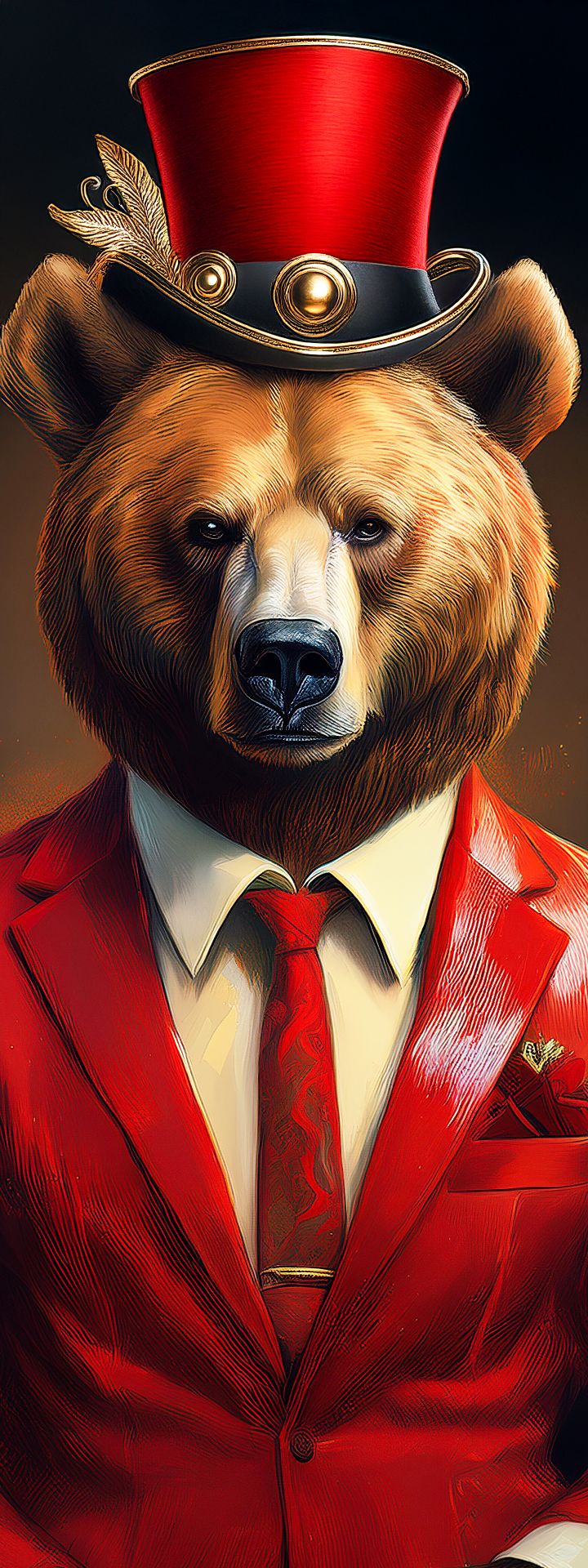 Bear Red Suit